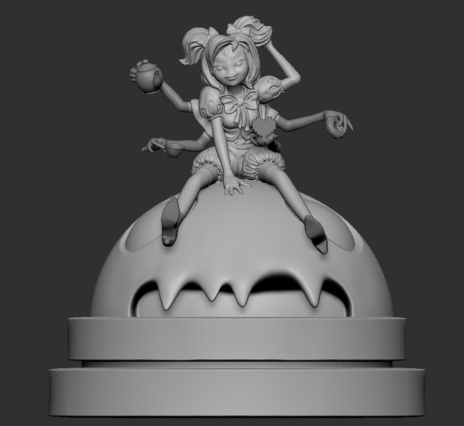 Muffet Undertale Character 3D model 3D printable