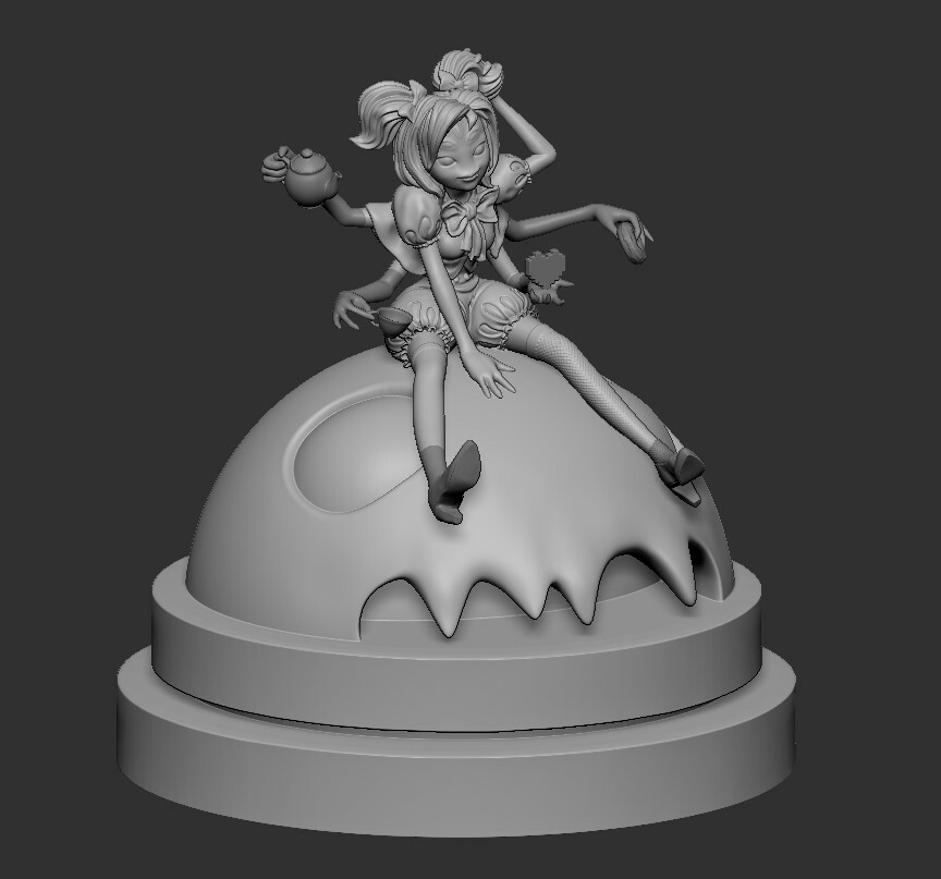 ArtStation - Muffet Undertale Character 3D print | Resources