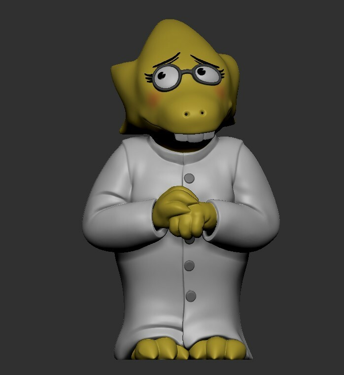 ArtStation - Undertale Characters 3D Printable Models