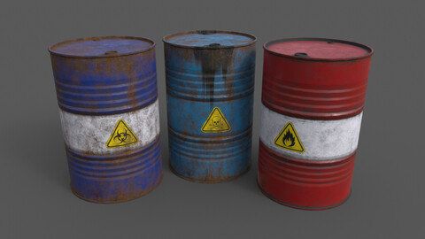 PBR Oil Drum Barrel A
