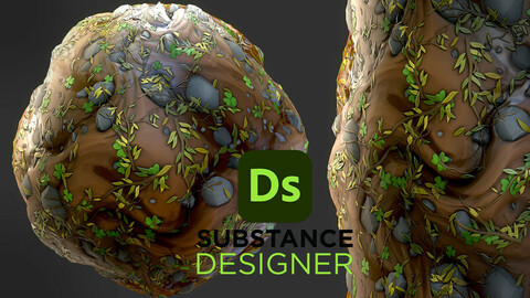 Stylized Muddy Ground - Substance 3D Designer
