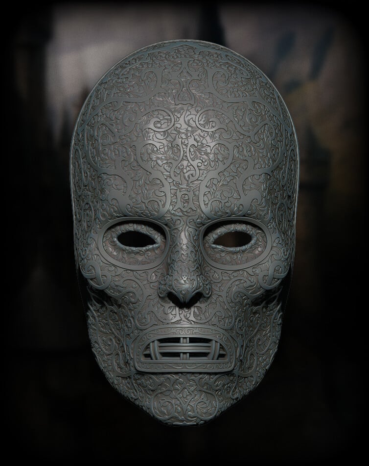 ArtStation - Death Eater mask Harry Potter for 3D print | Resources