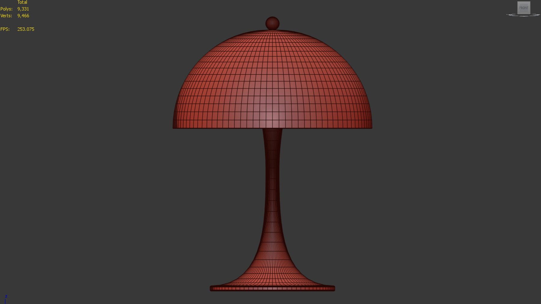 Table Lamp Louis Poulsen Panthella Portable 3D model