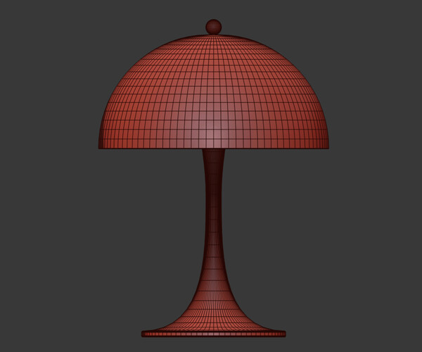 Table Lamp Louis Poulsen Panthella Portable 3D model