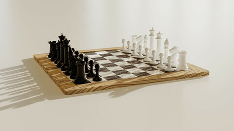 Simple Staunton Style Chess Set