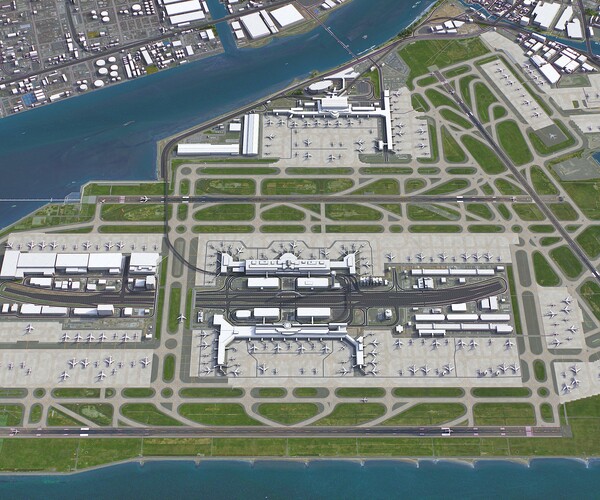 ArtStation - Tokyo Haneda Airport | Resources