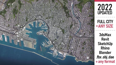 Genoa - Genova - 3D city model