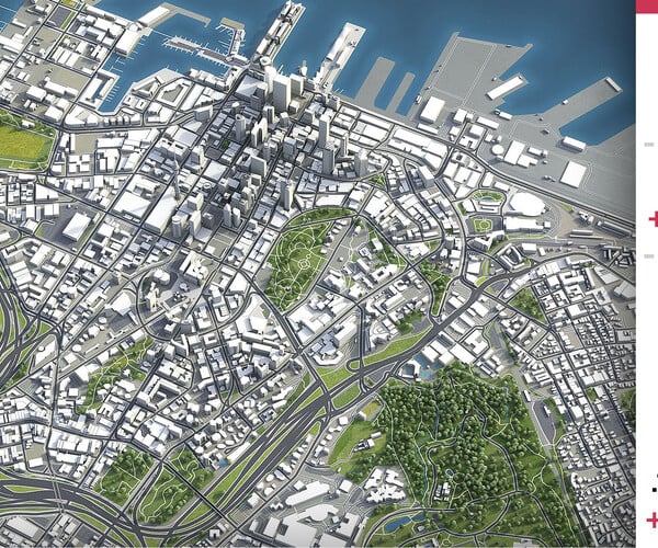 ArtStation - Auckland - 3D city model | Resources