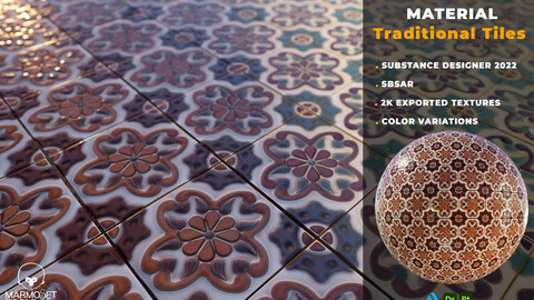 Material Traditional Tiles