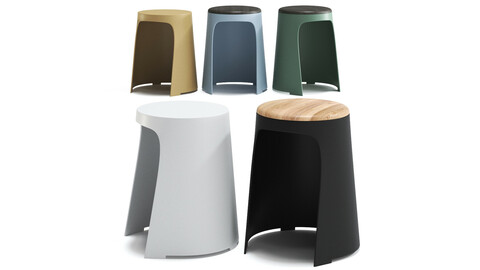 HANDY Stool with integrated cushion by SELLEX