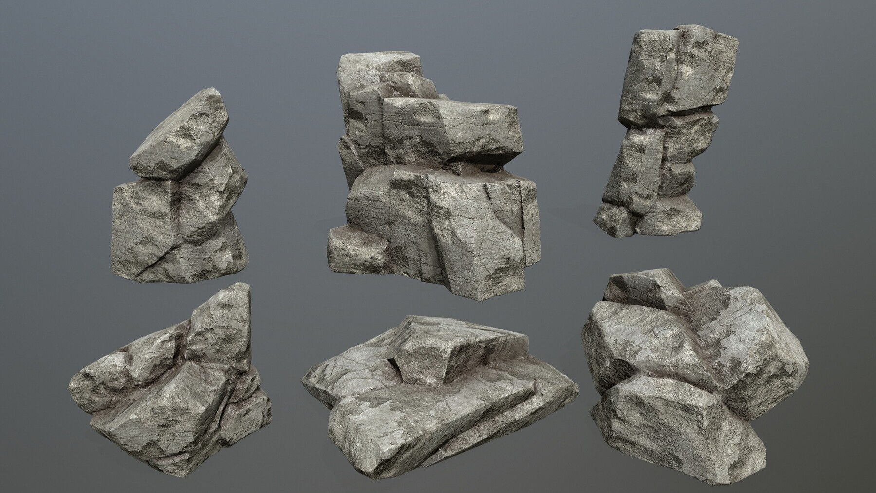 ArtStation - Rock Set | Game Assets