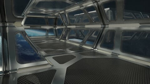 Sci-fi Corridor Modular Parts