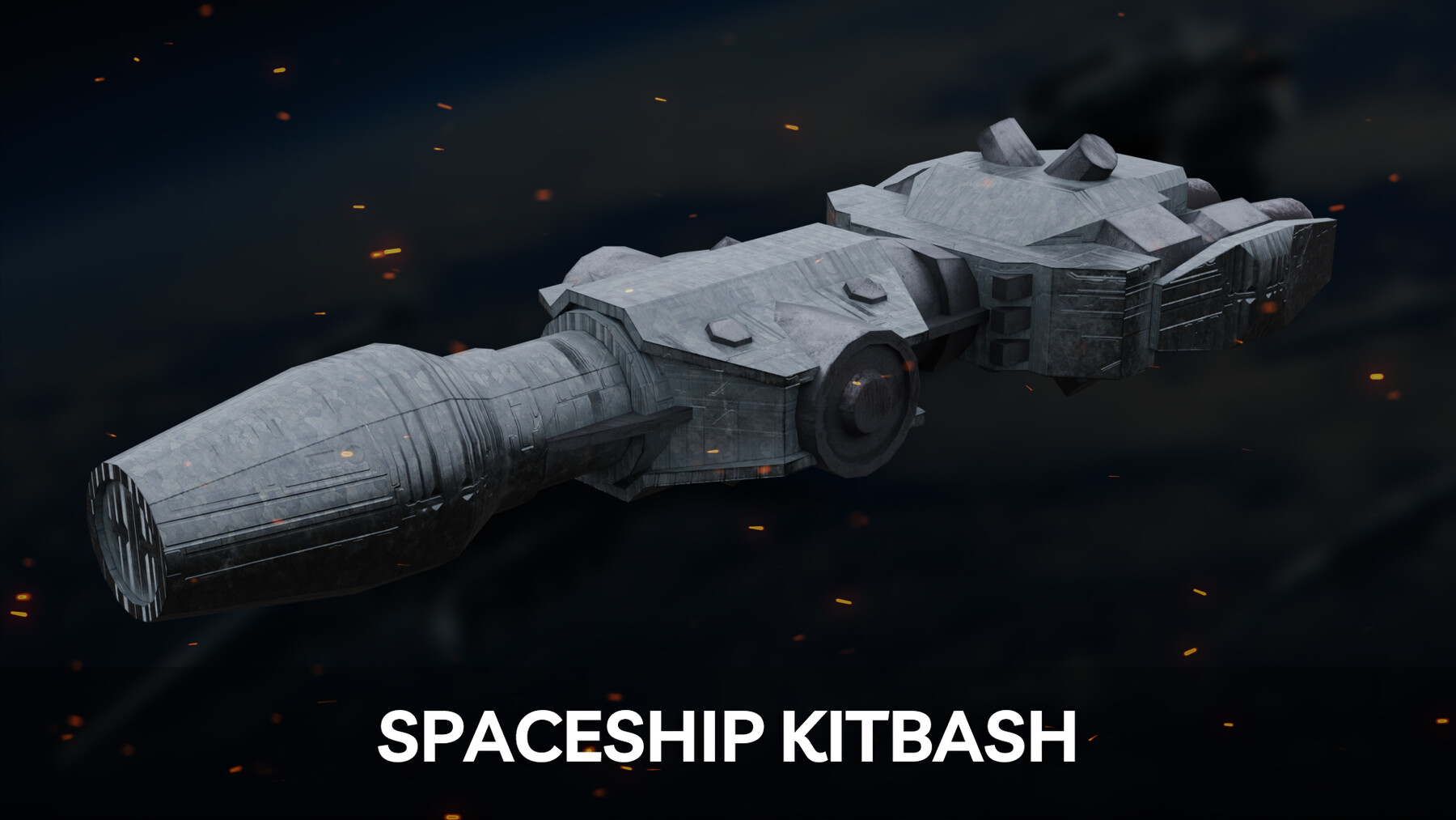 ArtStation - 34 Spaceships Kitbash + Texture & UV's For Concept Art And ...