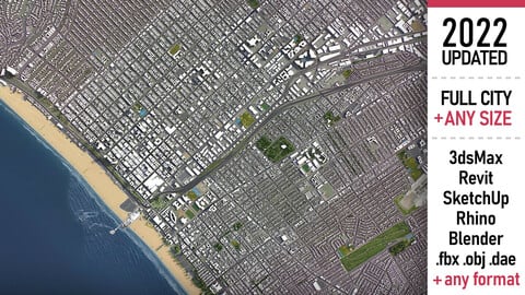 Santa Monica - 3D city model