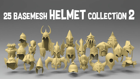 25 basemesh helmet collection 2