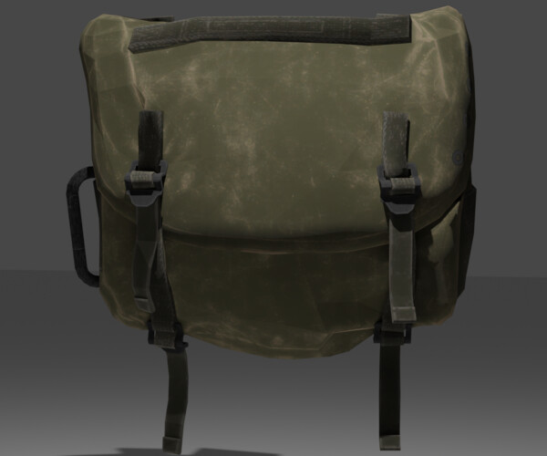 ArtStation - Military belt bag | Game Assets