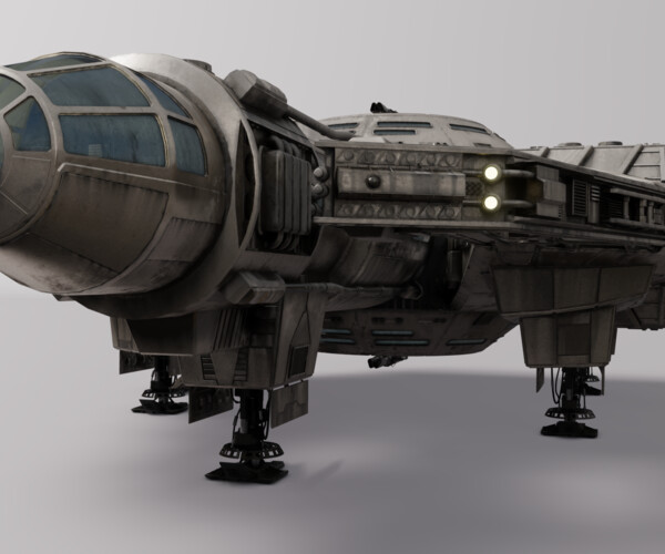 ArtStation - Customized YT-2000 - Star Wars | Game Assets