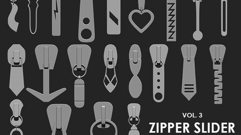 Zipper Slider IMM Brush Pack 21 in One vol. 3