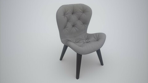 Low Poly 3D Chair