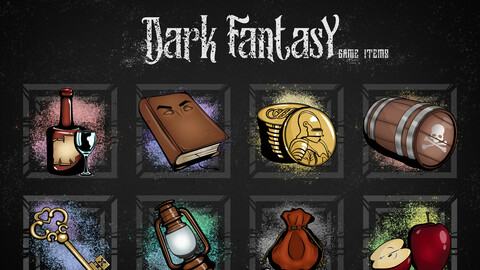 Dark Fantasy Game Items