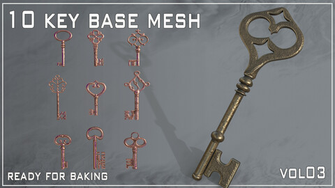 10 Keys Base Mesh - vol 03