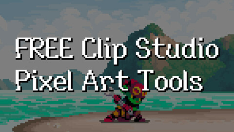 ArtStation - FREE Clip Studio Pixel Art Brushes | Brushes