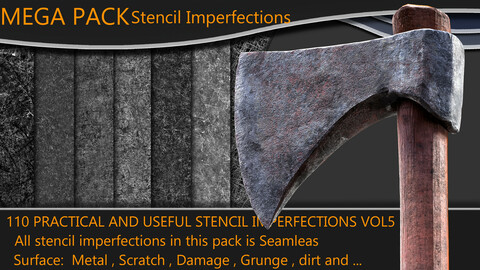 MEGA PACK - 110 Practical and useful Stencil imperfection VOL 5