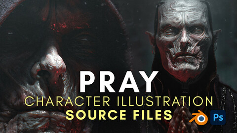 Pray - Character Illustration Source Files