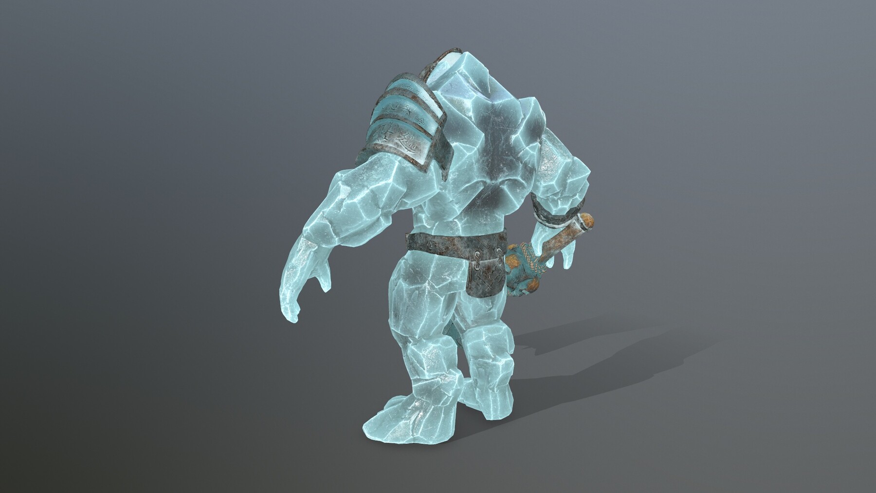 ArtStation - ice monster | Game Assets