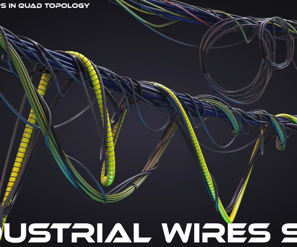 ArtStation Industrial Wires Set Resources
