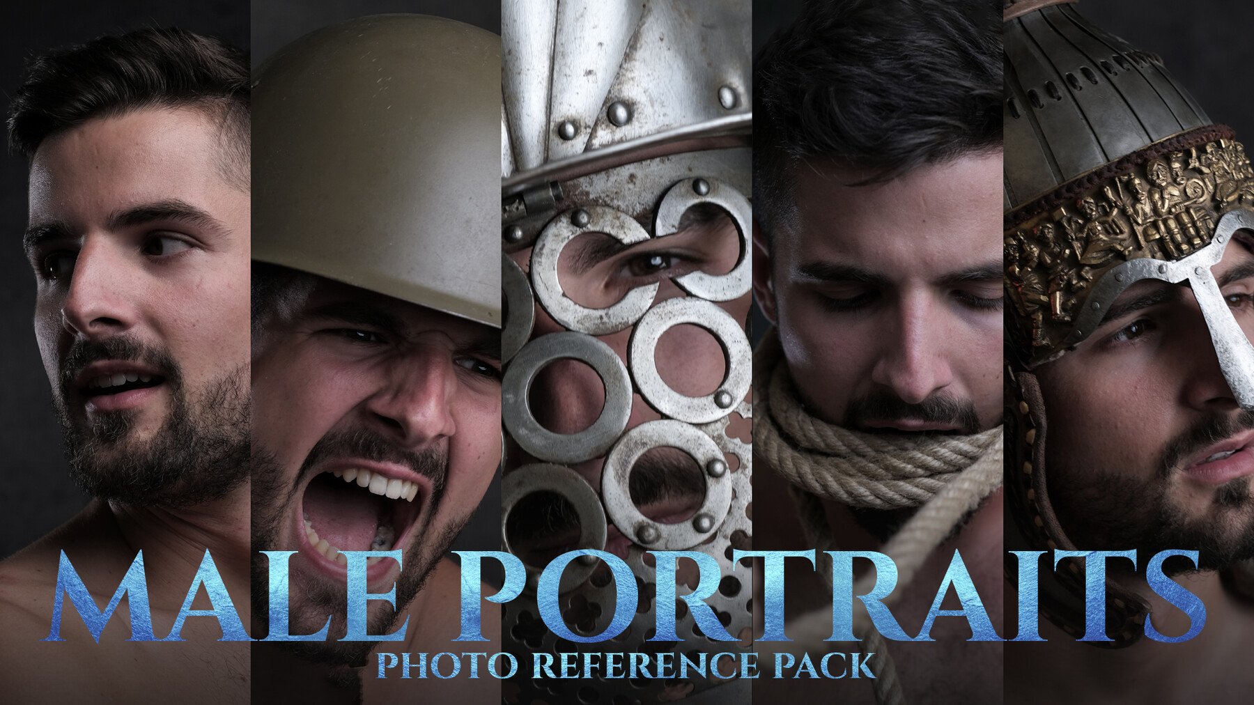 ArtStation - A Male Portraits Photo Reference Pack For Artists 895 ...