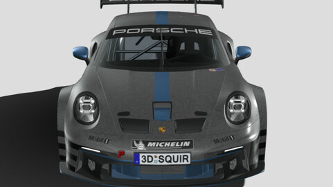 Porsche 911 GT3 Cup 2021 3d Model