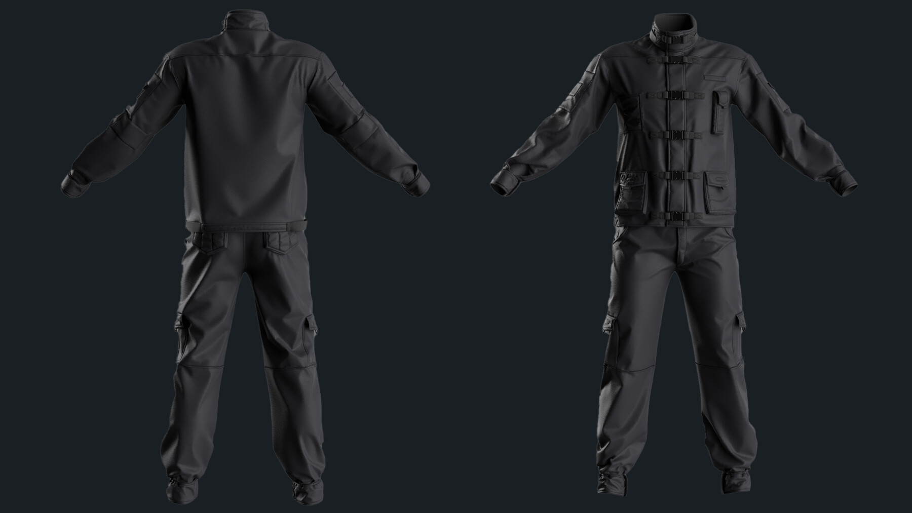 ArtStation - Men's Uniform Marvelous designer/clo3d Project (ZPRJ ...