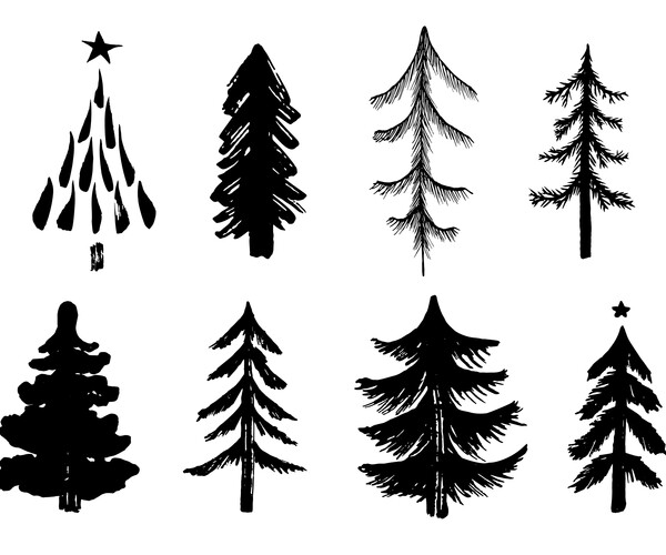 ArtStation - Christmas Procreate Stamp Brushes | Brushes