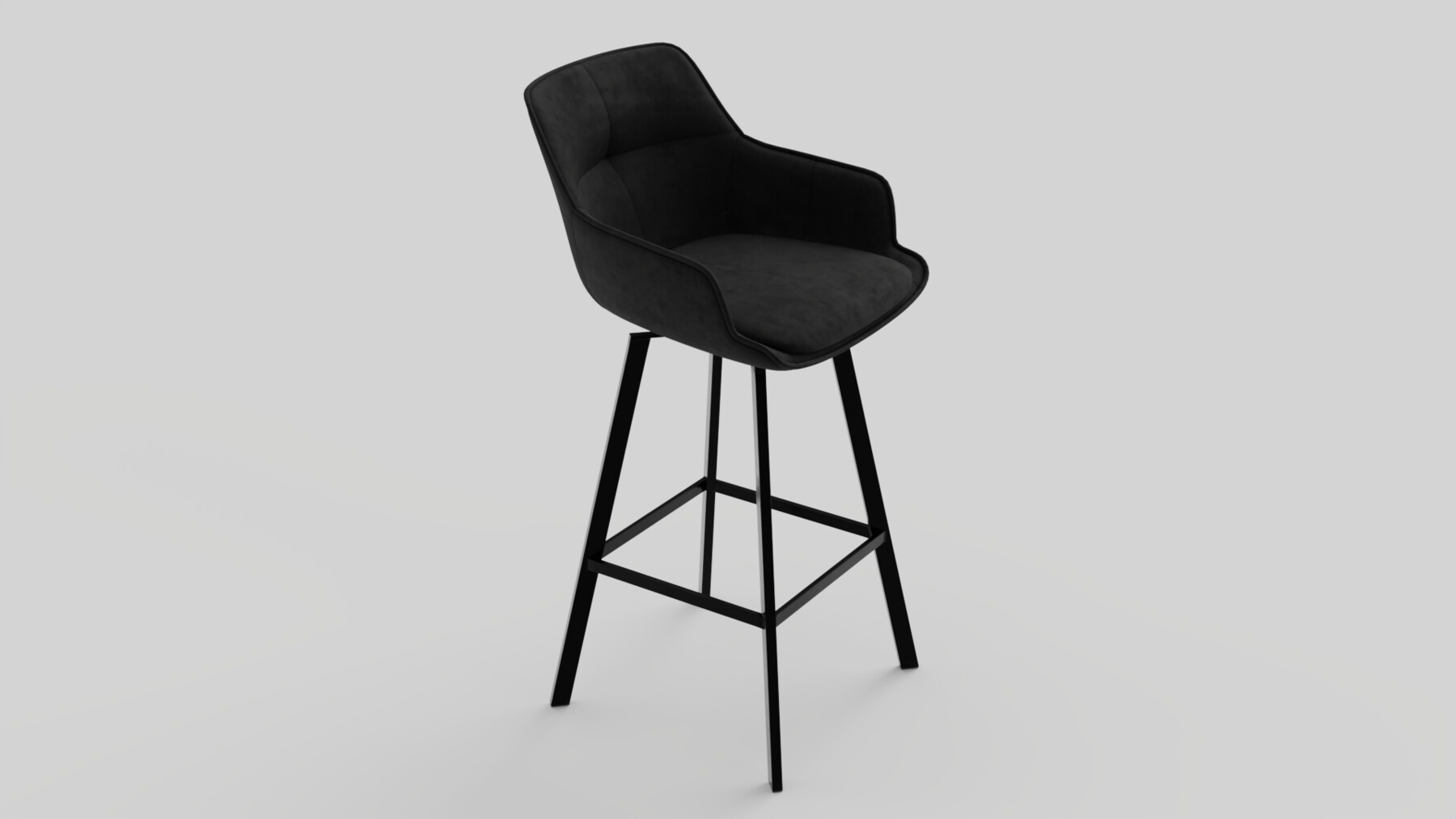 ArtStation Black Krystoffer Velvet Swivel Bar Stools Resources