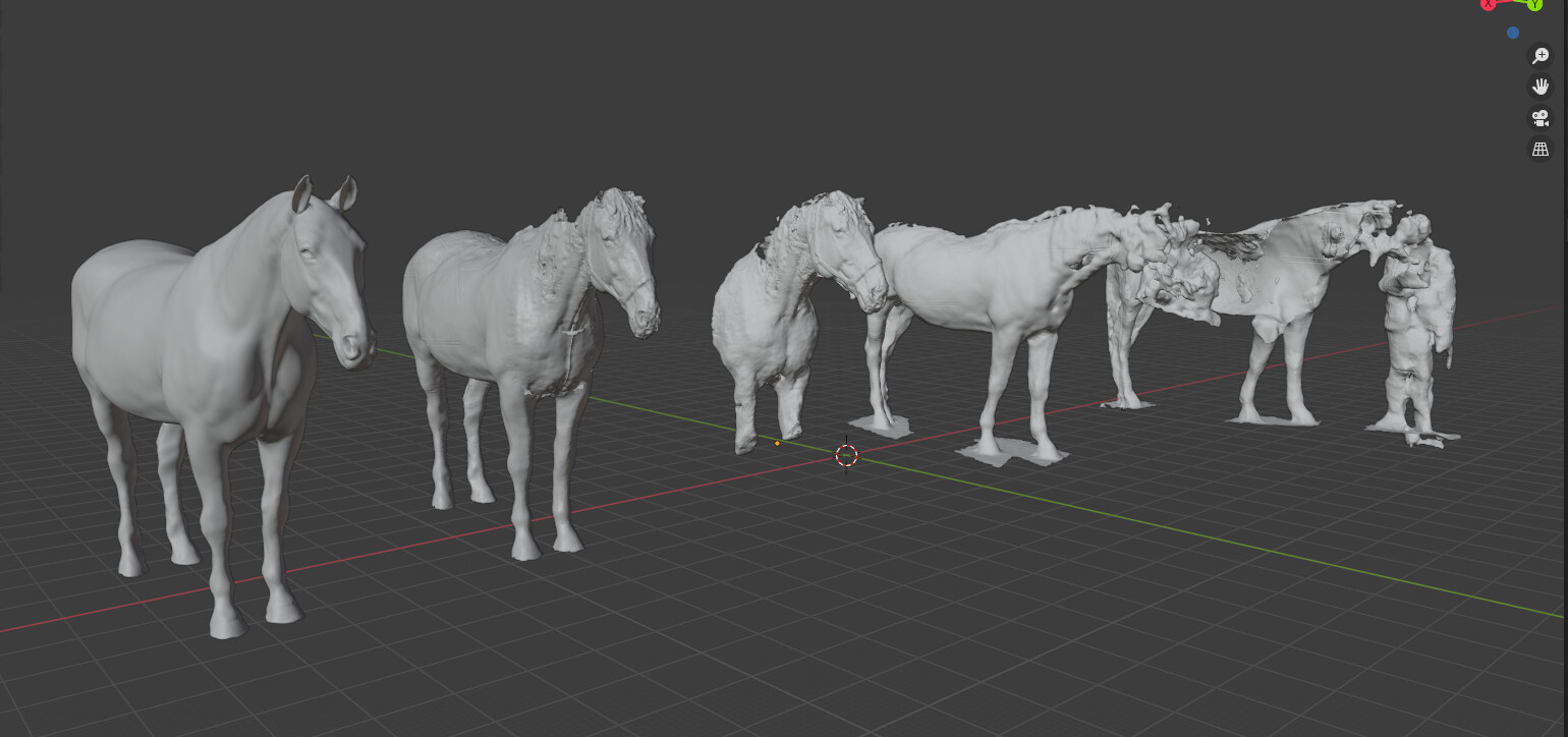 ArtStation Horse 3D Scans |