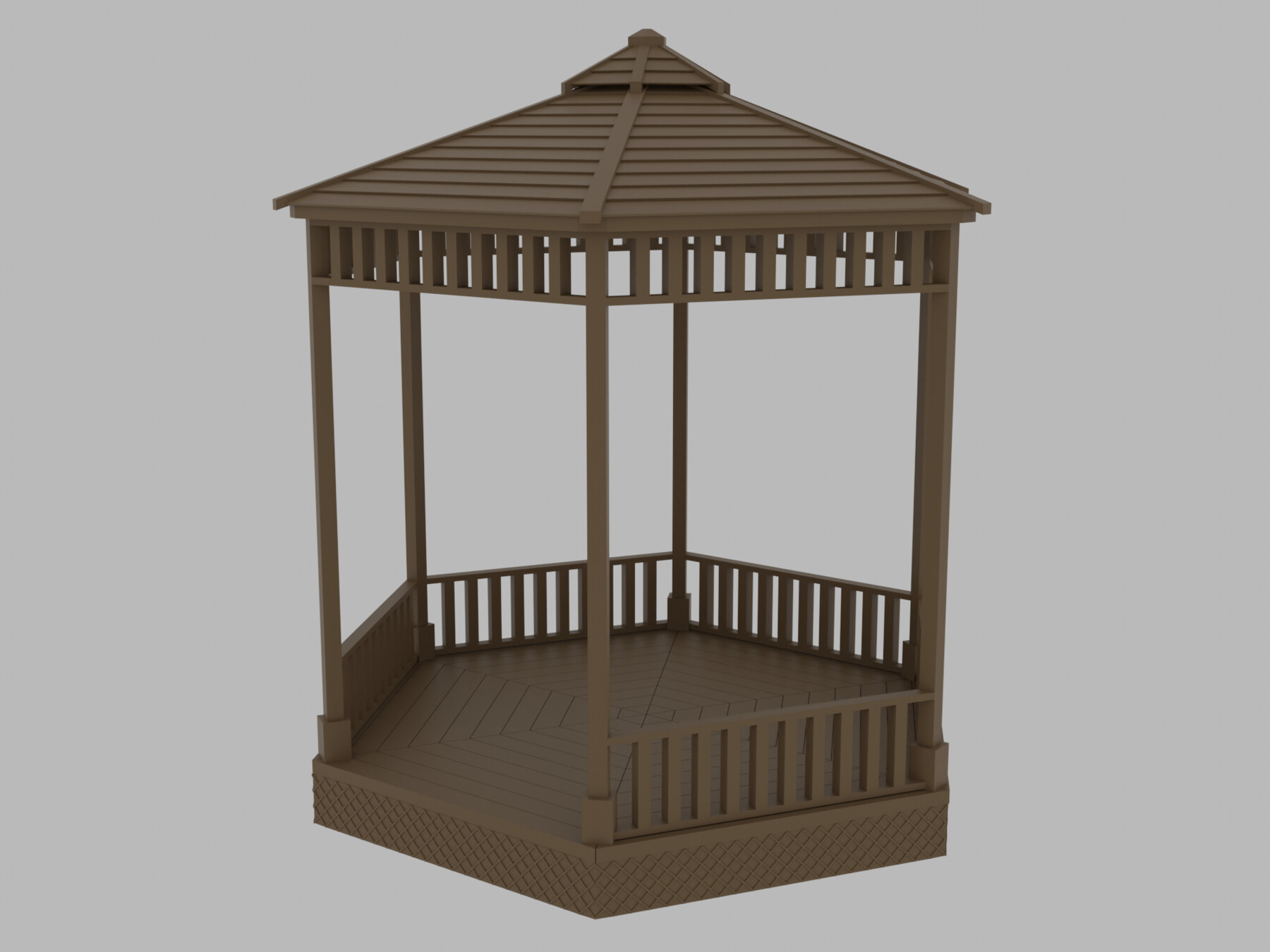 ArtStation Gazebo Game Assets