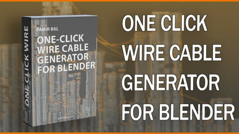 Procedural One Click Wire Generator Tool for Blender