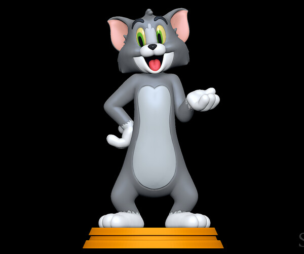 ArtStation - Tom - Tom and Jerry 3D print model | Resources