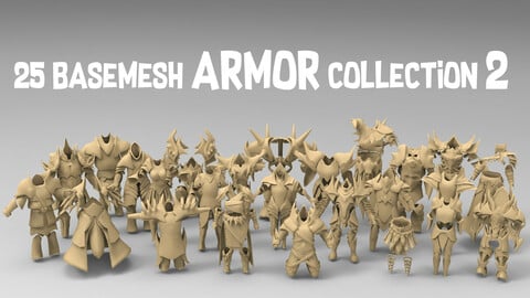 25 basemesh armor collection 2