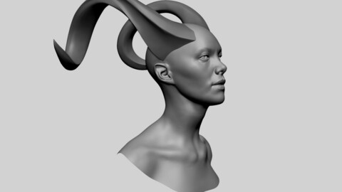 Fantasy Female Head H