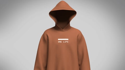 Hoodie - Brown