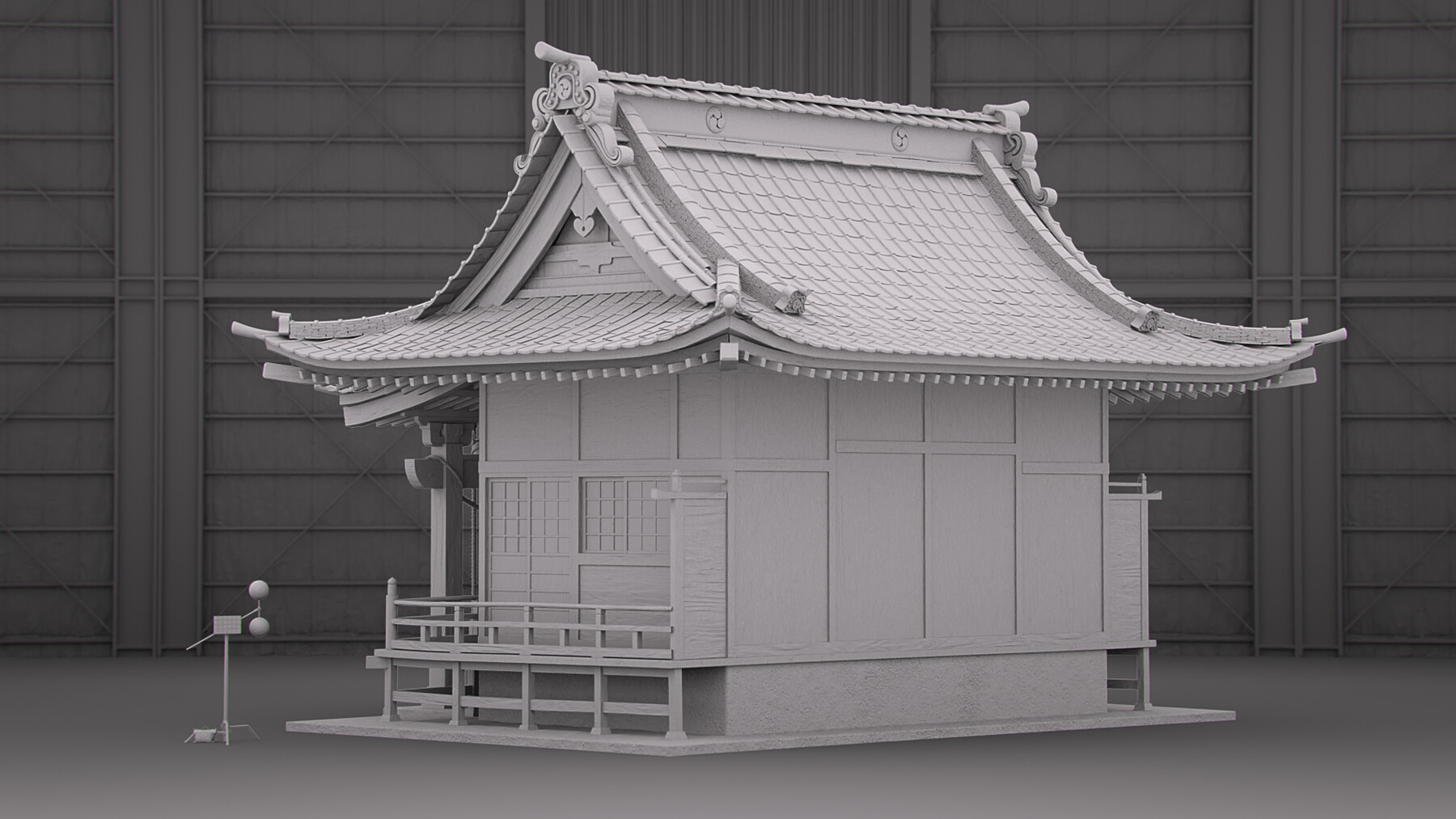 ArtStation Shinto Shrine Japanese Temple Game Assets
