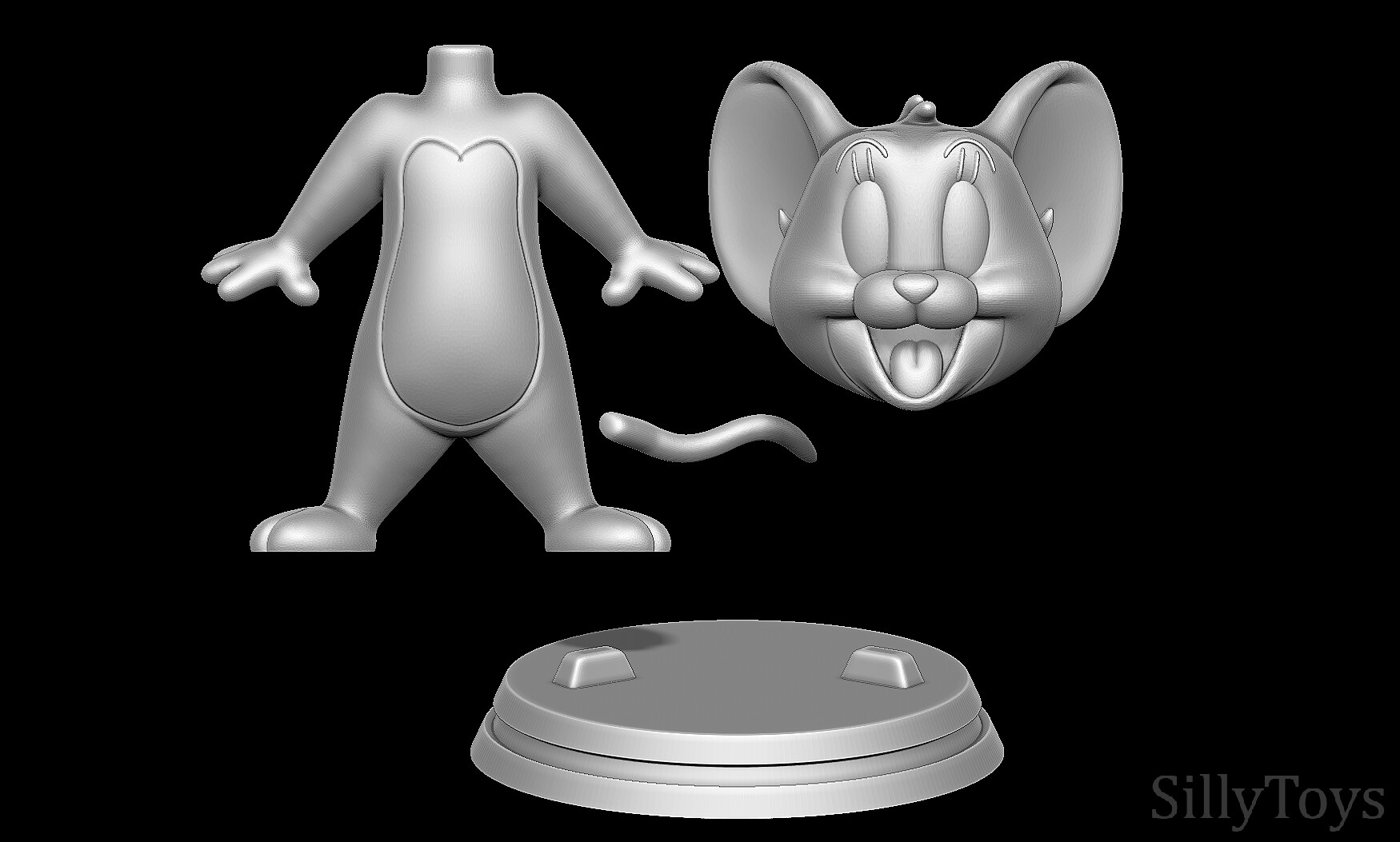 Jerry - Tom And Jerry - Download Free 3D model by Guilherme