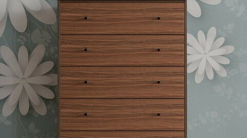 Mori 800 5-tier chest of drawers series