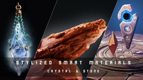 Stylized Smart Materials Stone & Gem