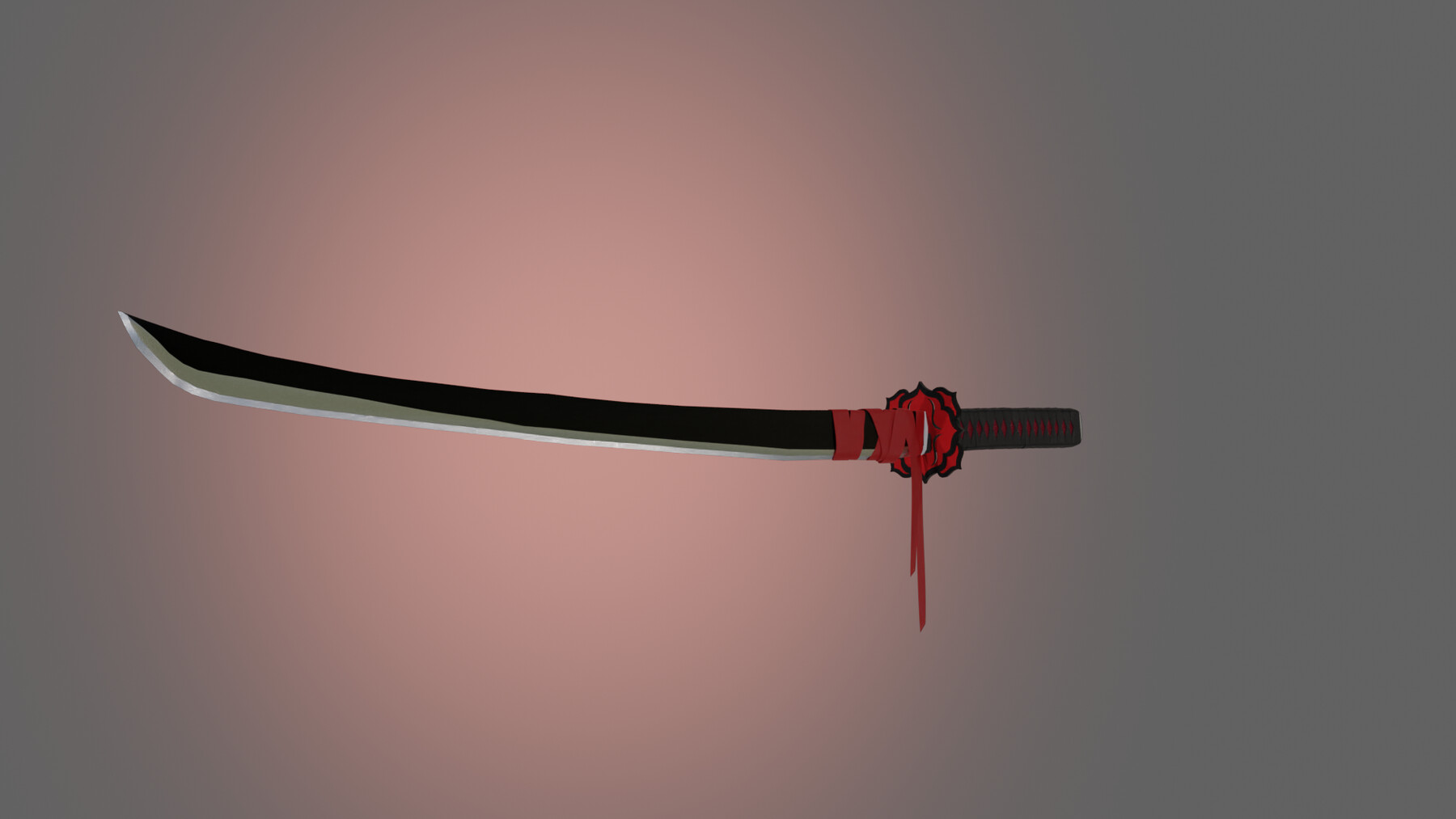 ArtStation - The forbidden katana Low-poly game ready Low-poly 3D model ...