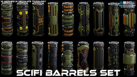 SciFi Barrels set