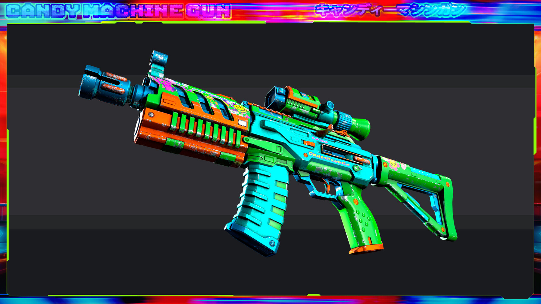 ArtStation Candy Machine Gun Game Assets