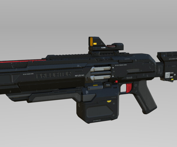 ArtStation - Assault Rifle Concept | Game Assets